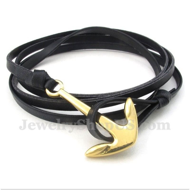 Pulsera De Cuero De Titanio Para Hombre Pulsera De Cuero De Titanio Para Hombre