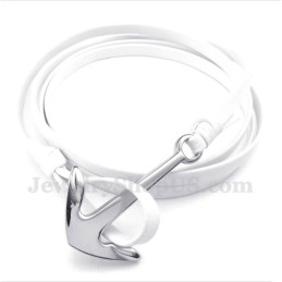 Pulsera De Cuero De Titanio Para Hombre