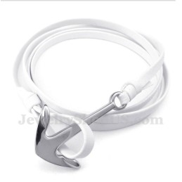 Pulsera De Cuero De Titanio Para Hombre
