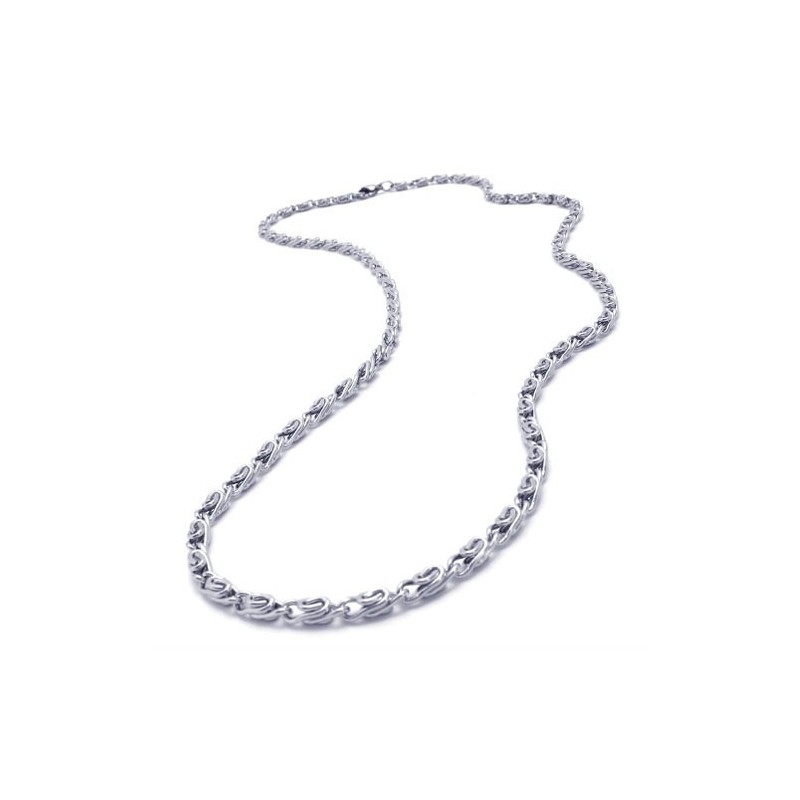 Collar De Plata Y Titanio De 20 Pulgadas Collar De Plata Y Titanio De 20 Pulgadas