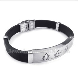 Pulsera De Caucho De Titanio Para Hombre