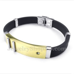 Pulsera De Caucho De Titanio Para Hombre