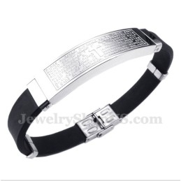 Pulsera De Caucho De Titanio Para Hombre
