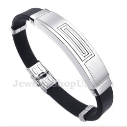 Pulsera De Caucho De Titanio Para Hombre