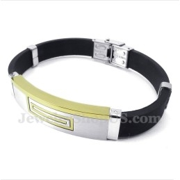 Pulsera De Caucho De Titanio Para Hombre