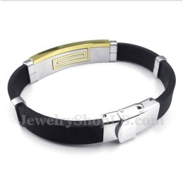 Pulsera De Caucho De Titanio Para Hombre