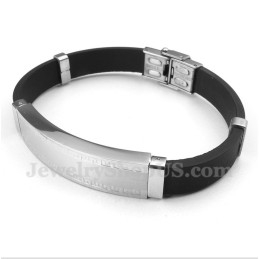 Pulsera De Caucho De Titanio Para Hombre