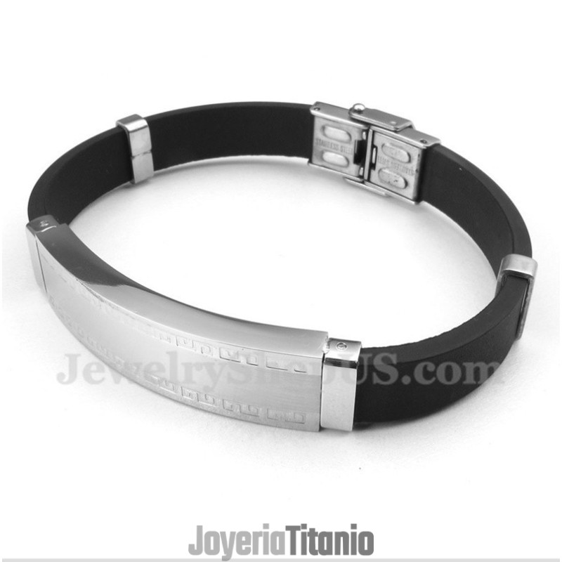 Pulsera De Caucho De Titanio Para Hombre Pulsera De Caucho De Titanio Para Hombre