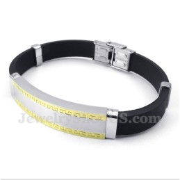 Pulsera De Caucho De Titanio Para Hombre