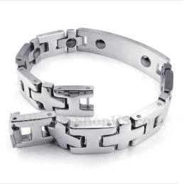 Pulsera Magnética De Titanio Para Hombre