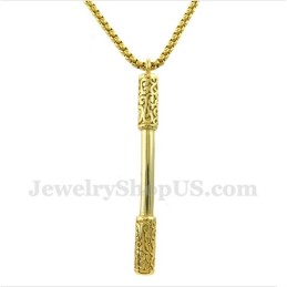 Colgante De Titanio Para Hombre Con Cadena Gratis