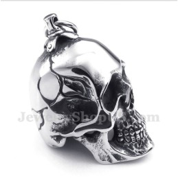 Colgante De Calavera De Titanio Para Hombre Con Cadena Gratis