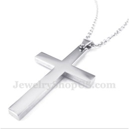 Colgante De Cruz De Titanio Para Hombre Con Cadena Gratis