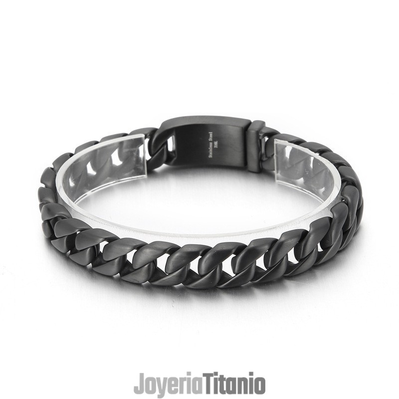 Pulsera De Titanio Negro Para Hombre En Venta Pulsera De Titanio Negro Para Hombre En Venta