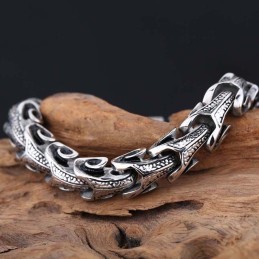 Pulsera De Cadena De Titanio Para Hombre