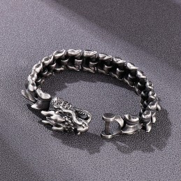 Pulsera De Titanio Para Hombre Con Diseño Elegante De Quilla De Viento A La Venta