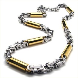 Collar Cilíndrico Dorado De Titanio De 21,9 Pulgadas