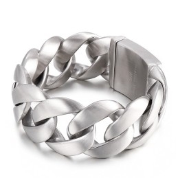 Pulsera De Titanio Para Hombre De Estilo Chic Y Moderno