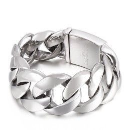 Pulsera De Titanio Para Hombre De Estilo Chic Y Moderno