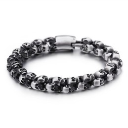 Pulsera De Calavera De Estilo Chic