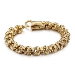 Pulsera Elegante De Calavera De Viento