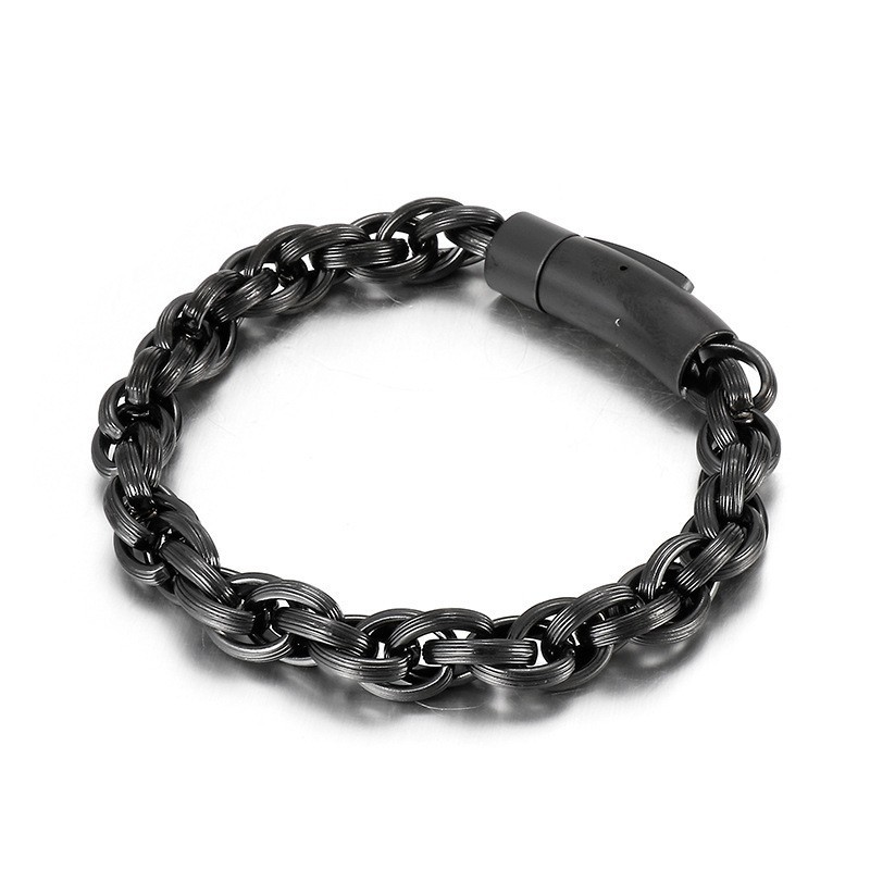 Pulsera De Titanio Estilo Motero, Sencilla Y Elegante, Para Hombre. Pulsera De Titanio Estilo Motero, Sencilla Y Elegante, Para Hombre.