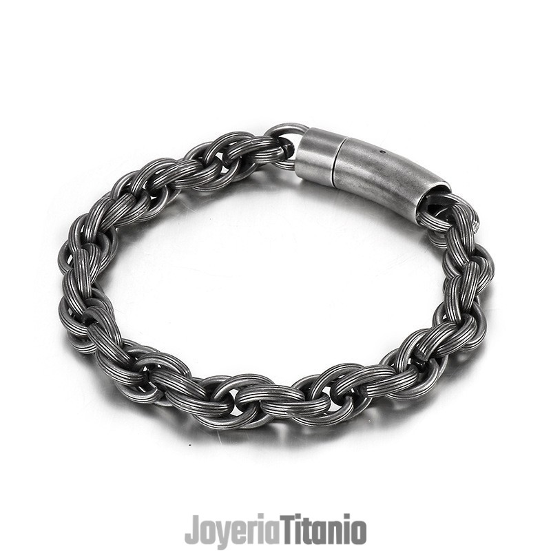 Pulsera De Titanio Estilo Motero, Sencilla Y Elegante, Para Hombre. Pulsera De Titanio Estilo Motero, Sencilla Y Elegante, Para Hombre.