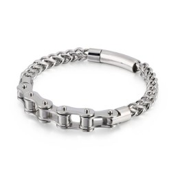 Pulsera De Cadena De Titanio Para Motociclista, Nueva Y Moderna, Para Hombre Y Mujer.