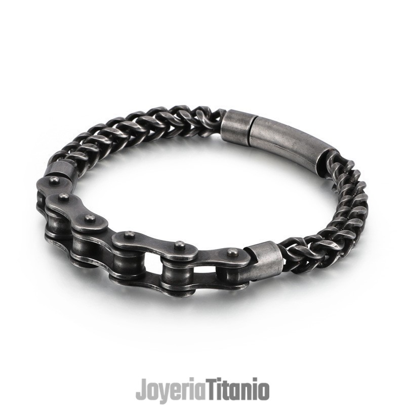 Pulsera De Cadena De Bicicleta De Titanio Para Hombre Y Mujer, Nueva Y Moderna Pulsera De Cadena De Bicicleta De Titanio Para Hombre Y Mujer, Nueva Y Moderna