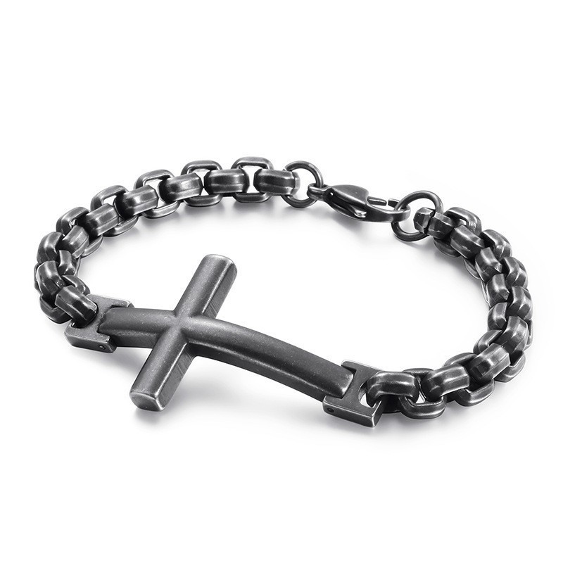 Pulsera De Titanio Tide Para Hombre Pulsera De Titanio Con Cruz Cuadrada Para Hombre Accesorios Tide Para Hombre Pulsera De Titanio Tide Para Hombre Pulsera De Titanio Con Cruz Cuadrada Para Hombre Accesorios Tide Para Hombre