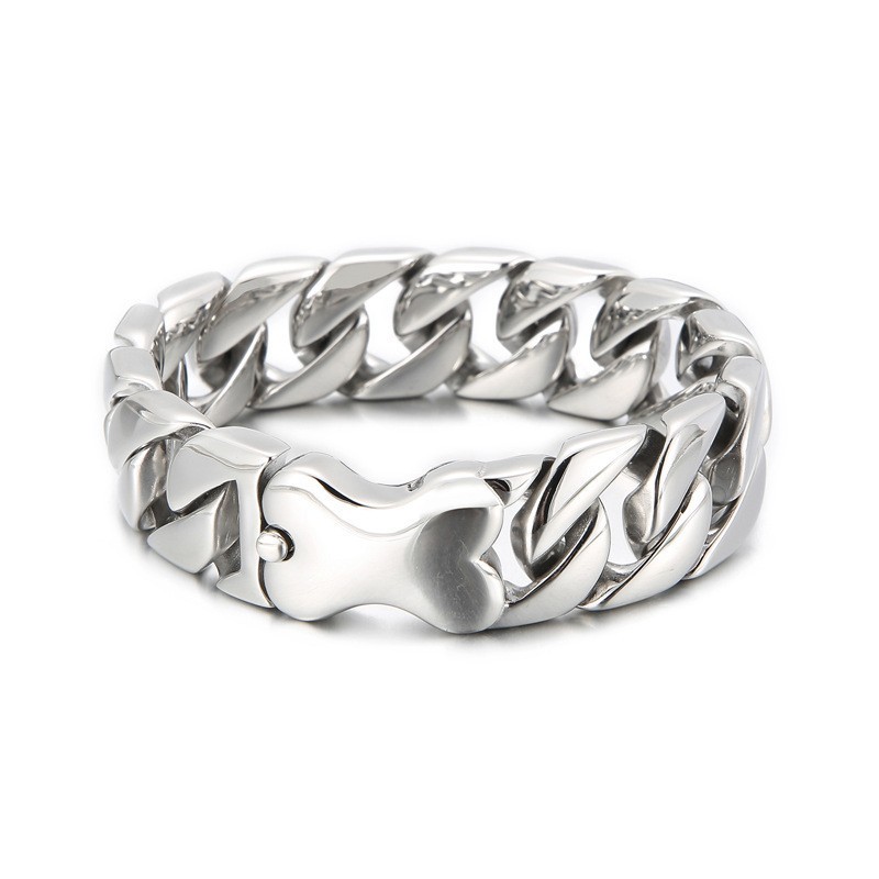 Nueva Pulsera Cubana Cool Bones Para Hombre Nueva Pulsera Cubana Cool Bones Para Hombre