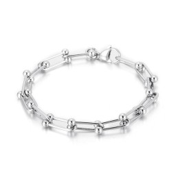 Pulsera De Titanio Con Hebilla De Herradura Para Hombre Y Mujer. Pulsera Con Hebilla En Forma De U.