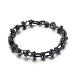 Pulsera De Titanio Con Hebilla De Herradura Para Hombre Y Mujer. Pulsera Con Hebilla En Forma De U.