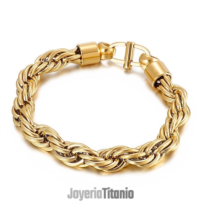 Collar Ovalado Con Cierre De Sol Y Pulsera De Titanio Para Hombre