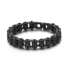 Pulsera De Titanio De Moda Masculina De Rock And Roll Y Hip Hop