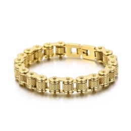 Pulsera De Titanio Estilo Rock Hip Hop Para Hombre