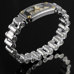 Pulseras De Diamantes De Titanio Para Hombre