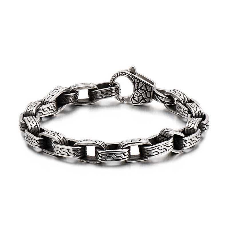 Pulsera De Calavera De Titanio, Elegante Pulsera De Motociclista Fantasma, Joyería De Titanio Pulsera De Calavera De Titanio, Elegante Pulsera De Motociclista Fantasma, Joyería De Titanio