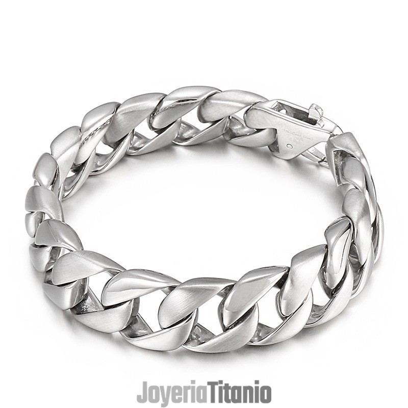 Pulsera De Titanio Negro Para Hombre, Cadena Para Hombre Pulsera De Titanio Negro Para Hombre, Cadena Para Hombre