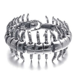 Pulsera De Titanio Para Hombre Con Diseño De Ciempiés Del Zoológico