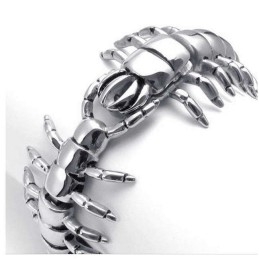 Pulsera De Titanio Para Hombre Con Diseño De Ciempiés Del Zoológico