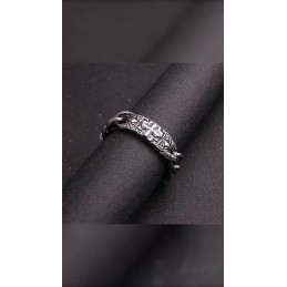 Pulsera De Titanio Con Diseño De Cruz De Joyería Retro De Moda