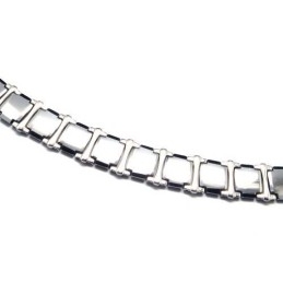Pulsera Gruesa De Carburo De Tungsteno Para Hombre De 16 Mm De Ancho