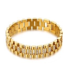 Pulsera De Hombre Pulsera Con Diamantes