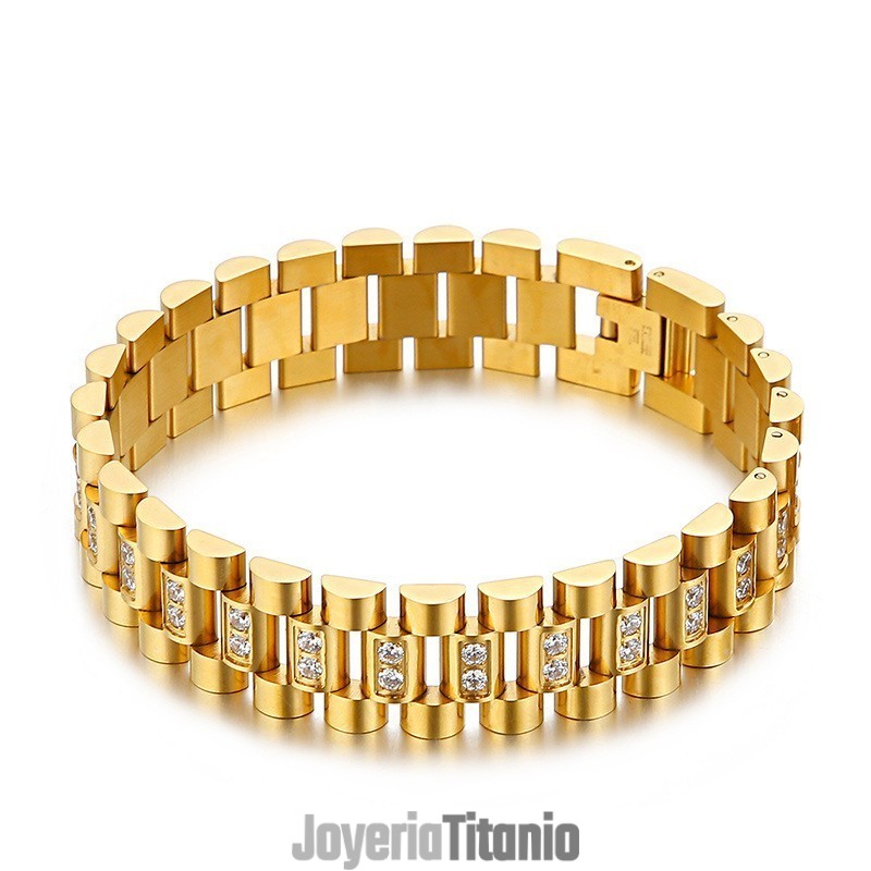 Pulsera De Hombre Pulsera Con Diamantes
