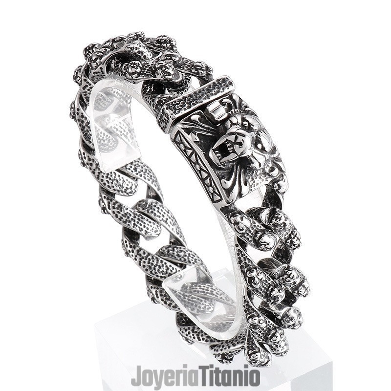 Pulsera Con Cabeza De Tigre, Animal Del Zodíaco Pulsera Con Cabeza De Tigre, Animal Del Zodíaco