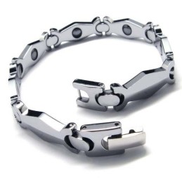 Pulsera De Carburo De Tungsteno Para Hombre De 8 Mm De Ancho