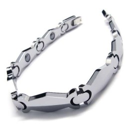 Pulsera De Carburo De Tungsteno Para Hombre De 8 Mm De Ancho