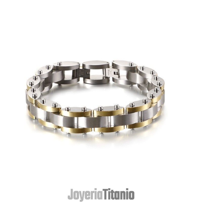 Pulsera De Titanio Con Textura Pesada Para Hombre Pulsera De Titanio Con Textura Pesada Para Hombre