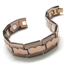 Pulsera Gruesa De Carburo De Tungsteno Para Hombre, Color Marrón, De 13 Mm De Ancho